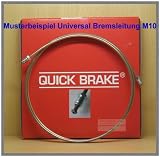 Produkt-Bild: Quick Brake Universal Bremsleitung M10 AG + M10 AG, vorgefertigt 2600 mm lang