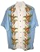 Tommy Bahama Hibiscus Boardwalk Silk/Linen Camp Shirt (Color: Dusty Icicle, Size L)