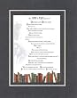 Touching and Heartfelt Poem for Motivations - The ABC & XYZ of Success! Poem on 11 x 14 inches Double Beveled Matting