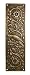 Cockateel Bird and Flower Push Plate (Antique Brass Finish)