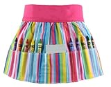 Crayola Doodlebugz Crayon Apron Pink Stripe