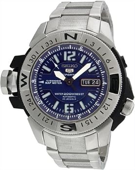 Seiko 5 Automatic 200 meters Water Resistant Mile Marker Watch Model SKZ223K1