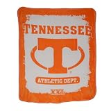 NCAA Tennessee Volunteers Super Soft Plush Thermal Blanket / Fleece Couch Throw - Orange & White