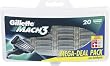 Gillette MACH3 Klingen Vorratspack, 20 St�ck