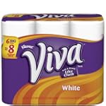 Viva Big Roll (1.25X Regular), 1 Ply, White-6pk