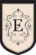 Flag Monogram "E" (Estate Flag) - Hi