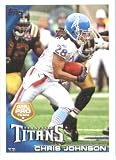 2010 Topps NFL Football Card # 133 Chris Johnson AP - Tennessee Titans (All Pro) NFL Trading Card in a Protective ScrewDown Case!