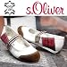 s.OLIVER KIDS , Mädchen Ballerina, verstellbares Riemchen, weiss-braun