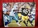AJ Hawk Autographed Green Bay Packers 8x10 Photo, Proof Photo of AJ Signing for Us.