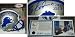 Barry Sanders Signed Lions Riddell Replica Mini Helmet w/97 MVP 2053 - Detroit Lions NFL Football