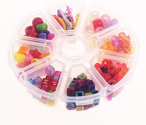 RAINSTORM  Rubber Bands Braid Accessories Set Beads Charms