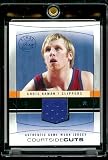 2004 Flair Final Edition Authentic Game-Worn Jersey Courtside Cuts Chris Kaman Basketball Card - Mint Condition - Shipped In Protective Display Case!