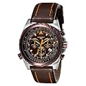 Torgoen - T22102 - Montre Homme - Quartz Analogique - Cadran Brun - Bracelet Cuir Marron