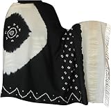Evening Shawls Tie Dye Wool Gifts For Mum India Dresses 80 x 35