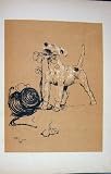 1905 Dog Day Cecil Aldin Terrier Pet Flowers Emanuel