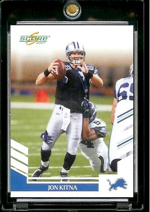 2007 Score # 45 Jon Kitna - Detroit Lions - NFL Football Card