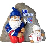 NHL New York Rangers Gnome Rivalry Garden Stone
