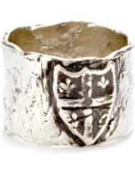 Pyrrha "talisman" Sterling Silver Mini Fleur De Lis Band Ring