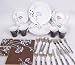 Charisma 40 Pce Coordinated Crockery & Cutlery Set