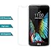 LG K10 Screen Protector,YELUN Tempered Glass Screen Protector with [2.5D Round Edge] [9H Hardness][Scratch-Resistant]0.26mm thinnest Nano film Product warranty for LG K10