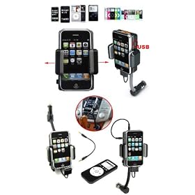 UNIVERSAL ALL IN ONE IN CAR HOLDER + CAR CHARGER + FM TRANSMITTER + REMOTE CONTROL Full 9 in 1 Hands Free Handsfree in Car Kit FOR iPod NANO TOUCH CLASSIC IPHONE 3G 3GS IPHONE 4 4G MP3 MP4 Walkman Blackberry Curve Bold Storn 8700 8520 8900 9700 HTC Desire Z HD2 HD7 MINI LEGEND BRAVO Incredible WILDFIRE Mozart Trophy G5 G6 G7 NOKIA MINI N97 N95 N85 N86 6500 N82 6600 SONY ERICSSON XPERIA X2 X10 MINI Erics Eperia X1 - 12 Month Warranty >>> THT Trading