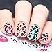 Whats Up Nails - Moroccan Vinyl Stencils for Nail Art Design (1 Sheet, 12 Stencils)