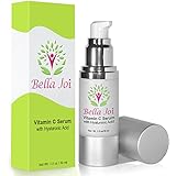 Vitamin C Serum with 20% Hyaluronic Acid - Best Anti Aging Facial Skin Care Topical Formula - Age and Sun Damage Repair of Dark Spots Circles & Fine Lines and Wrinkles - Natural Youthful Glow - 1 oz