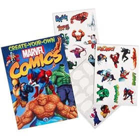  Marvel Create Your Own Comic Book with Stickers Party Supplies
