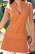 Mandarin Collar Stone & Embroidery Work Ladies Blouse Tunic Top Kurta Kurti