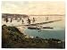 Breakwater, Brixham, England wall sized print (photochrom) photochrome measured in inches 18x24