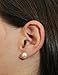 THE PEARL SOURCE 14K Gold 7-8mm AAAA Quality Round Freshwater Cultured Pearl Stud Earrings for Women