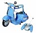 Zapf 808368 - Baby born BOY City Motorroller (R/C), blau