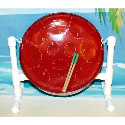 Calypso Steel Drum Package from Steel Drum Source with Sticks Stand
