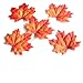 YHmall 300 Assorted Mixed Fall Colored Artificial Maple Leaves for Weddings, Events and Decorating