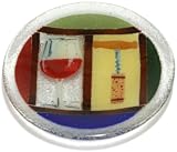 Peggy Karr 6-Inch Glass Vino Plate