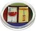 Peggy Karr 6-Inch Glass Vino Plate
