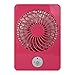 LP 3 Speeds Portable Mini USB Fan, Rechargeable Pocket Fan Including 18650 Rechargeable Battery, With High Energy Efficience And Ideal For Travelling Jogging or Sun Bathing (pink)
