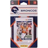 2011 Score Denver Broncos Factory Sealed 12 Card Team Set. Players Include Tim Tebow, Kyle Orton, Knowshon Moreno, Jabar Gaffney, Elvis Dumervil, Eddie Royal, D J Williams, Champ Bailey, Brandon Lloyd, Rahim Moore, Quinton Carter and Von Miller.
