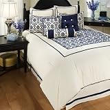 Trevi Blue King Comforter Set