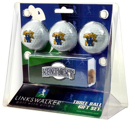 Kentucky Wildcats Uk Ncaa Slider Hat Clip 3 Golf Ball Gift Packs