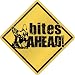 New  German Shepherd - Bites Ahead !  Crossing Dog