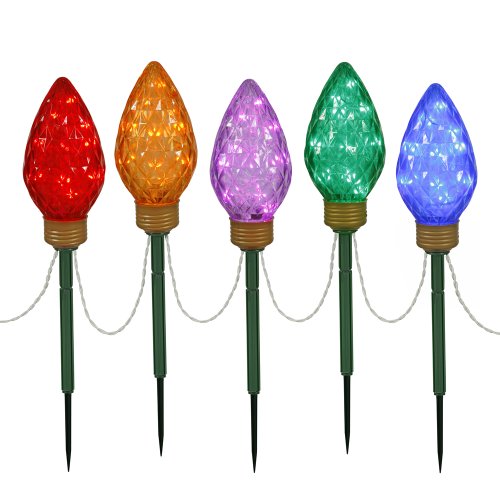 Vickerman 100 Light LED Multi C9 - Set of 5 Size - 100 Lights
