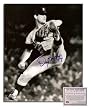 Denny McLain Detroit Tigers MLB Hand Signed 8x10 Photograph Pitching Black and White