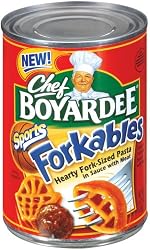 Chef Boyardee  Forkable Sports, 14.75-Ounce Units (Pack of 24)
