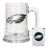 Philadelphia Eagles Boilermaker Set (Primary Logo)