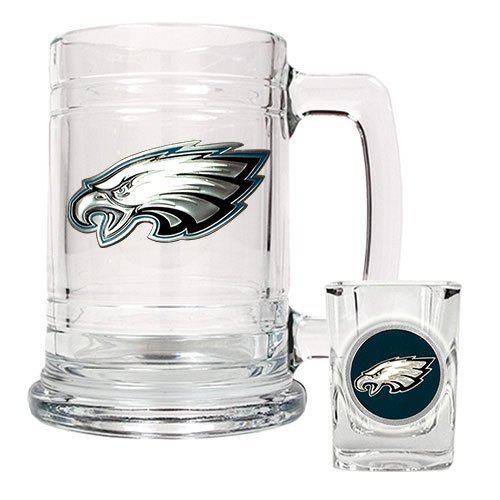 Philadelphia Eagles Boilermaker Set (Primary Logo)