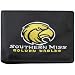 Southern Mississippi Golden Eagles Embroidered Leather Billfold Wallet