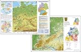 Deutschland physisch / Baden-W&uuml;rttemberg physisch - Stiefel Eurocart