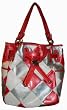 Kathy Van Zeeland Purse Handbag Geranium Diamond Patch Shopper