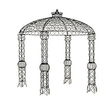 Scroll Top Wire Pergola